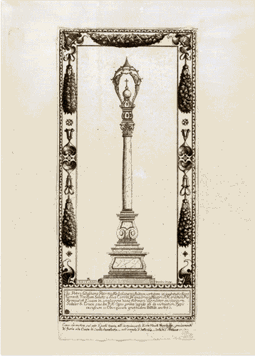 Image for XVI Triennale - Terzo ciclo - Conoscenza della città - La città rituale. La città e lo stato di Milano, nell'età dei Borromeo - Stampa di un monumento