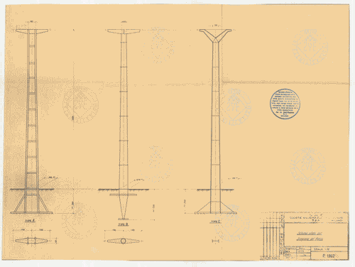 Image for Mostra internazionale dell'architettura in movimento. Seggiovia del Parco. Piloni di sostegno.