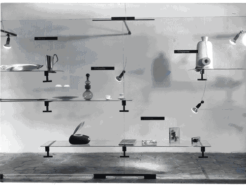 Image for XI Triennale - Palazzo dell'Arte - Atrio principale - Vetrina delle nazioni - Achille e Piergiacomo Castiglioni