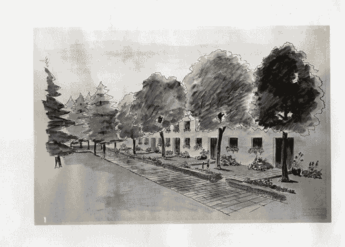 Image for VII Triennale - Sezione del giardino - Bozzetto per la sistemazione di un giardino di Pietro Porcinai