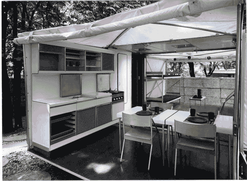 Image for XIII Triennale - Parco Sempione: secondo spazio - Roulotte della Gran Bretagna - Cucina