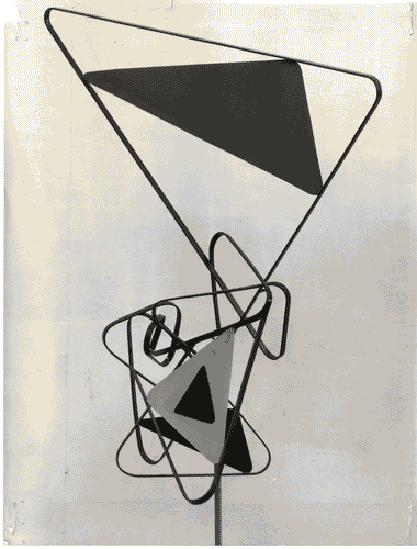 Image for X Triennale - Mostra internazionale delle scuole d'arte - Scultura in ferro verniciato "Forma spaziale" - Antonio Simionato - Centro studi d'arte e produzione industriale di Novara