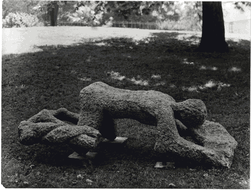 Image for XI Triennale - Parco Sempione - Mostra internazionale di scultura nel parco Sempione - Scultura "Il bevitore" - Arturo Martini