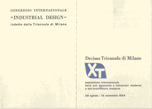 Image for Modulo di conferma della partecipazione al Congresso Internazionale "Industrial Design", con allegata tessera di partecipazione