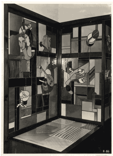 Image for IV Triennale - Galleria dei vetri - Sala Cappellin e C. - Vetrata