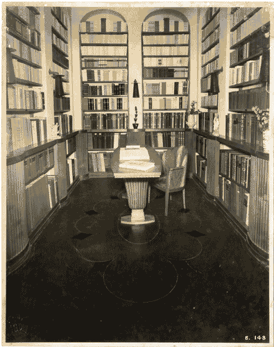 Image for IV Triennale - I Galleria dell'arredamento - Biblioteca di uno studioso di Roberto Papini