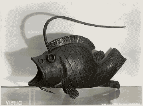 Image for VI Triennale - Mostra delle Scuole d'arte - Istituto Superiore per le industrie artistiche di Monza - Pesce in ferro battuto