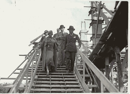 Image for Sopralluogo ai lavori di costruzione del Palazzo dell'Arte - Gio Ponti - Carlo Alberto Felice - Mazzuccato