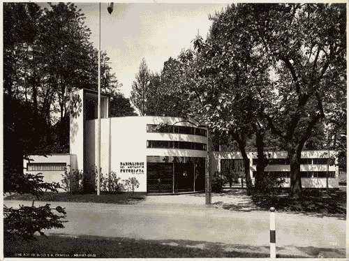 Image for V Triennale - Costruzioni nel parco Sempione - Stazione per aeroporto civile - Padiglione del movimento futurista di Enrico Prampolini