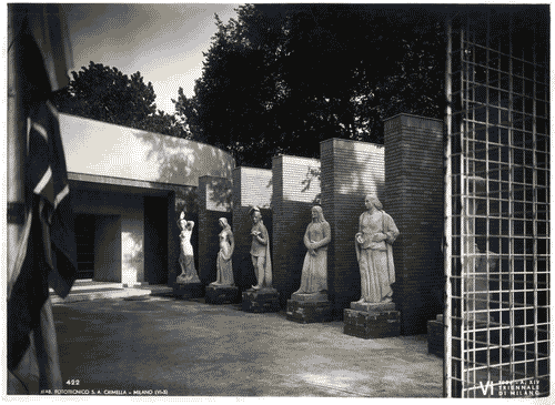 Image for VI Triennale - Padiglione nel parco Sempione - Giuseppe Pagano - Statue decorative