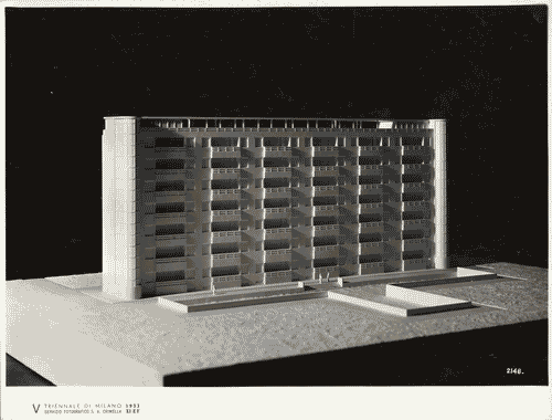 Image for Modello in scala di case popolari a struttura d'acciaio