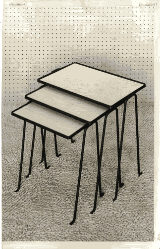 Image for X Triennale - Canada - Tavolini sovrapponibili in metallo