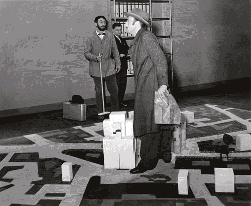 Image for X Triennale - Mostra dell'urbanistica - Preparazione del cortometraggio "una lezione di urbanistica" regia di Gerardo Guerrieri