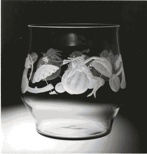 Image for XII Triennale - Mostra internazionale del vetro e dell'acciaio - Vaso in vetro - Gunnar Cyrén