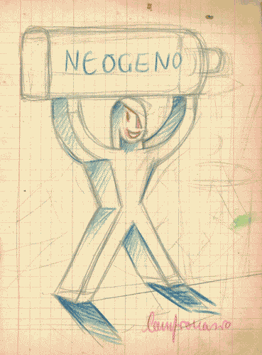 Image for Progetto di cartellone pubblicitario per "Neogeno, prodotto ricostituente"
