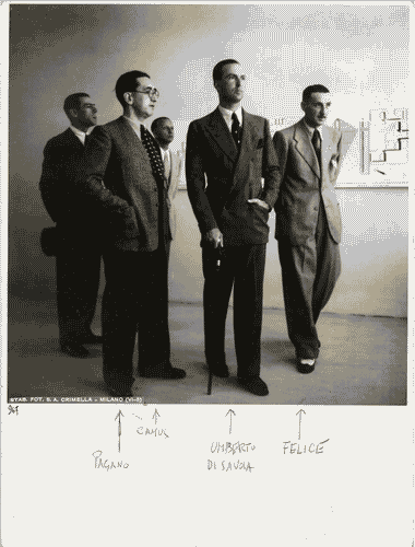 Image for VI Triennale - Visita del principe di Piemonte, Umberto di Savoia - Carlo Alberto Felice - Giuseppe Pagano Pogatsching - Renato Camous