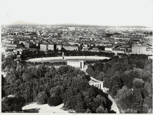 Image for V Triennale - Parco Sempione - Veduta panoramica dalla Torre Littoria