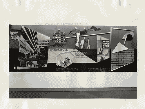 Image for VIII Triennale - Sezioni estere - Belgio - Terza parte. Grafica - Pannello di analisi del bisogno di alloggi in Belgio