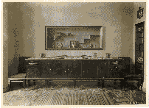 Image for IV Triennale - I Galleria dell'arredamento - Tinello per casino di caccia di Tomaso Buzzi