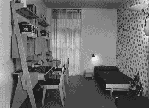 Image for X Triennale - Mostra della casa - Alloggio Borsalino n. 3 - Camera dei figli - Ignazio Gardella - Giovanni Albricci - Ernesto Bianchi - Carlo Paccagnini