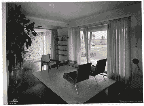 Image for IX Triennale - Quartiere sperimentale della Triennale di Milano (QT8) - La Casa Belga - Soggiorno