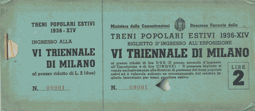 Image for Blocchetto di biglietti d'ingresso "Treni popolari estivi", di colore verde