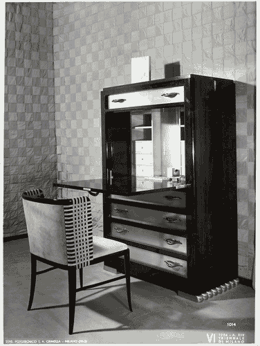 Image for VI Triennale - Mostra dell'arredamento - Camera da letto di Renato Wild e Guglielmo Ulrich