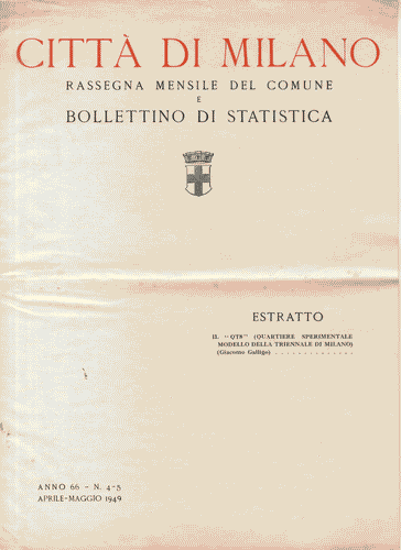 Image for Opuscolo di 4 pagine "Città di Milano. Rassegna mensile del Comune e Bollettino di Statistica"