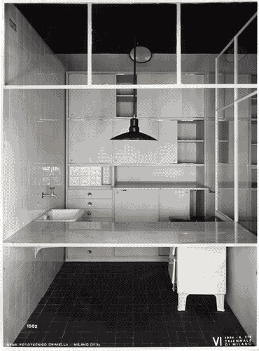 Image for VI Triennale - Padiglione nel parco Sempione. Mostra dell'abitazione - Alloggio n. 3: tipo di alloggio per tre persone