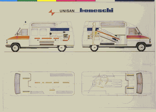 Image for Il luogo del lavoro - Il presente possibile e da pretendere - Il controllosanitario su mezzi mobili d'emergenza - Interno del centro mobile "Lifecar"