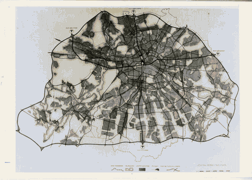 Image for XVII Triennale - Le città del mondo e il futuro delle metropoli - Partecipazioni internazionali - Sezione Germania - Pianta di Berlino del 1942 di Albert Speer