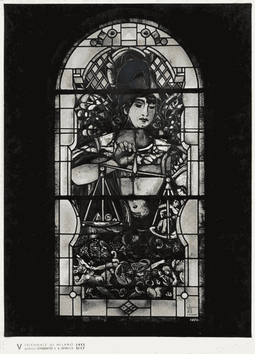 Image for V Triennale - Arti decorative e industriali - Mostre estere - Svizzera - Vetrata di Alexndre Cingria