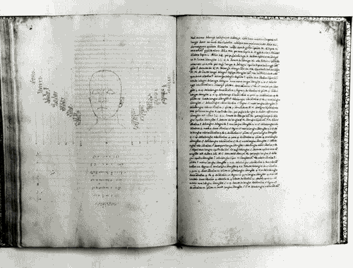 Image for IX Triennale - Studi sulle proporzioni - Riproduzione di pagine appartenenti al manoscritto cartaceo "De prospectiva pingendi" di Piero della Francesca