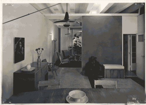 Image for X Triennale - Mostra della casa - Alloggio INCIS B - Soggiorno - Piero Bottoni - Leonardo Fiori - Augusto Piccoli