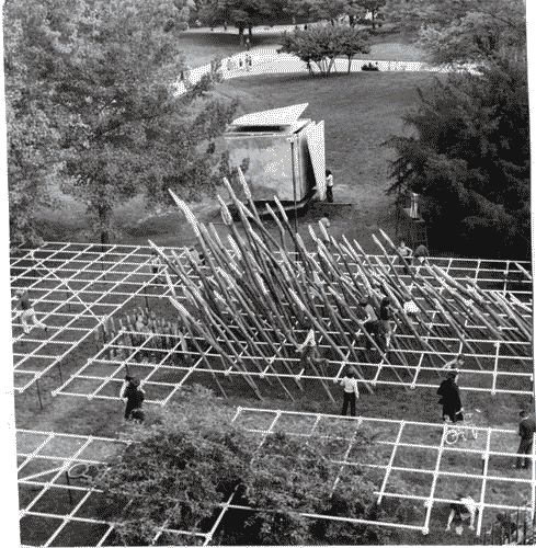 Image for XV Triennale - Interventi all'esterno del Palazzo dell'Arte - Parco Sempione - Intervento "Uomo-natura: dialogo? scontro?" di Emilio Colombo, Giancarlo Marchese e Mirco Ravanne