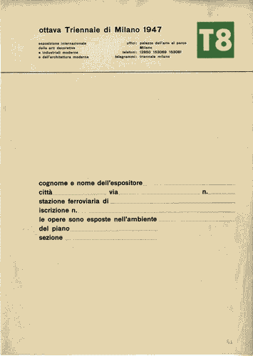 Image for Modulo "Cognome e nome dell'espositore"