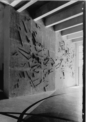 Image for X Triennale - Palazzo dell'Arte - Atrio e vestibolo del piano terreno - Bassorilievo in gesso "Plastica parietale" - Umberto Milani