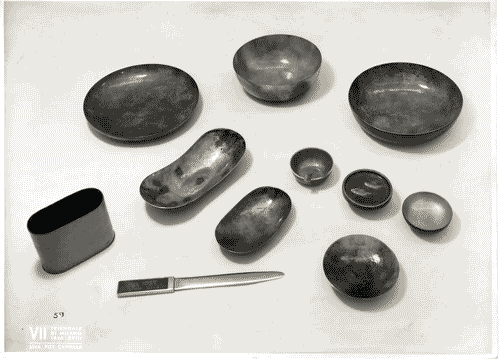 Image for VII Triennale - Mostra dei metalli e dei vetri - Ciotole di rame smaltato di Paolo De Poli