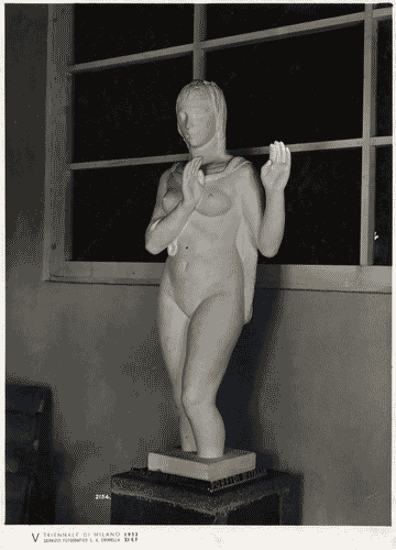 Image for V Triennale - Mostra dell'abitazione - Casa appenninica di Melchiorre Bega, Alberto Legnani e Giorgio Ramponi - Statua di Bruno Boari