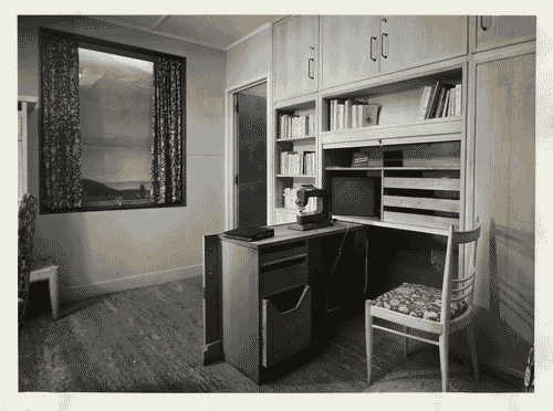 Image for VIII Triennale - Sezioni estere - Belgio - Seconda parte. Alloggio tipo - Angolo per il cucito