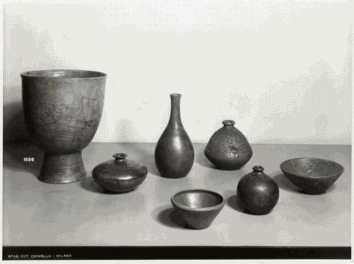 Image for VI Triennale - Galleria delle arti decorative e industriali - Coppe vasetti e ciotole di ceramica