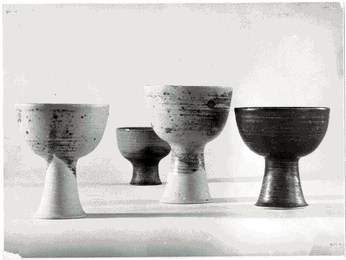 Image for XI Triennale - Sezione della Finlandia - Coppe in ceramica colorata - Kyllikki Salmenhaara