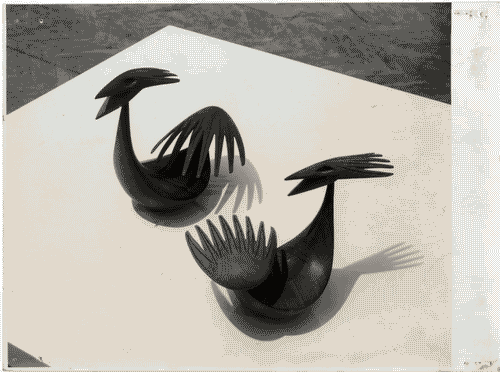 Image for X Triennale - Germania - "Uccelli" intagliati in legno - Winde