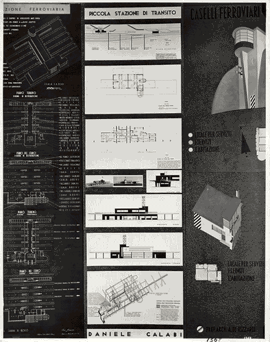 Image for V Triennale - Mostra internazionale di architettura moderna - I° galleria dell'Italia - Progetti di edifici tipici - Edifici ferroviari