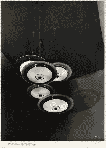 Image for V Triennale - Arti decorative e industriali - Cristalli-metalli-illuminazione - Lampadario