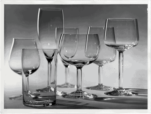 Image for XII Triennale - Mostra internazionale del vetro e dell'acciaio - Bicchieri in vetro