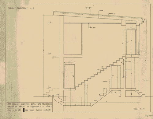 Image for Casette per reduci da raggruppare a schiera tipo a 6 letti