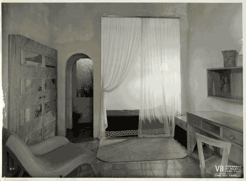 Image for VII Triennale - Mostra dell'arredamento alberghiero - Ambiente n. 4: Camera d'albergo a Capri di Alessandro Pasquali