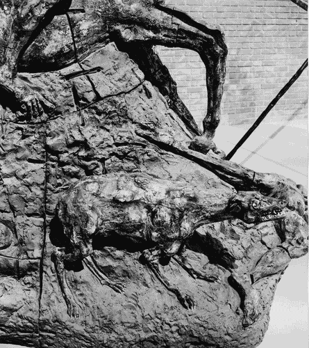 Image for X Triennale - Palazzo dell'Arte - Atrio e vestibolo del piano terreno - Gruppo scultoreo "caccia al cinghiale" - Agenore Fabbri