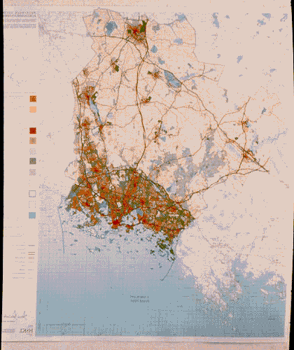 Image for XVII Triennale - Le città del mondo e il futuro delle metropoli - Partecipazioni internazionali - Sezione Finlandia - Piano generale dell'area metropolitana di Helsinki